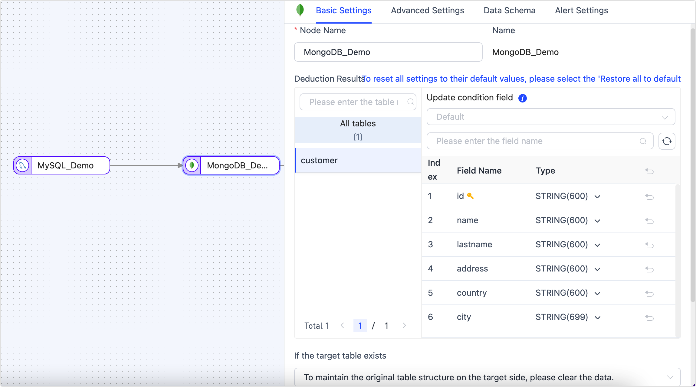 Basic settings