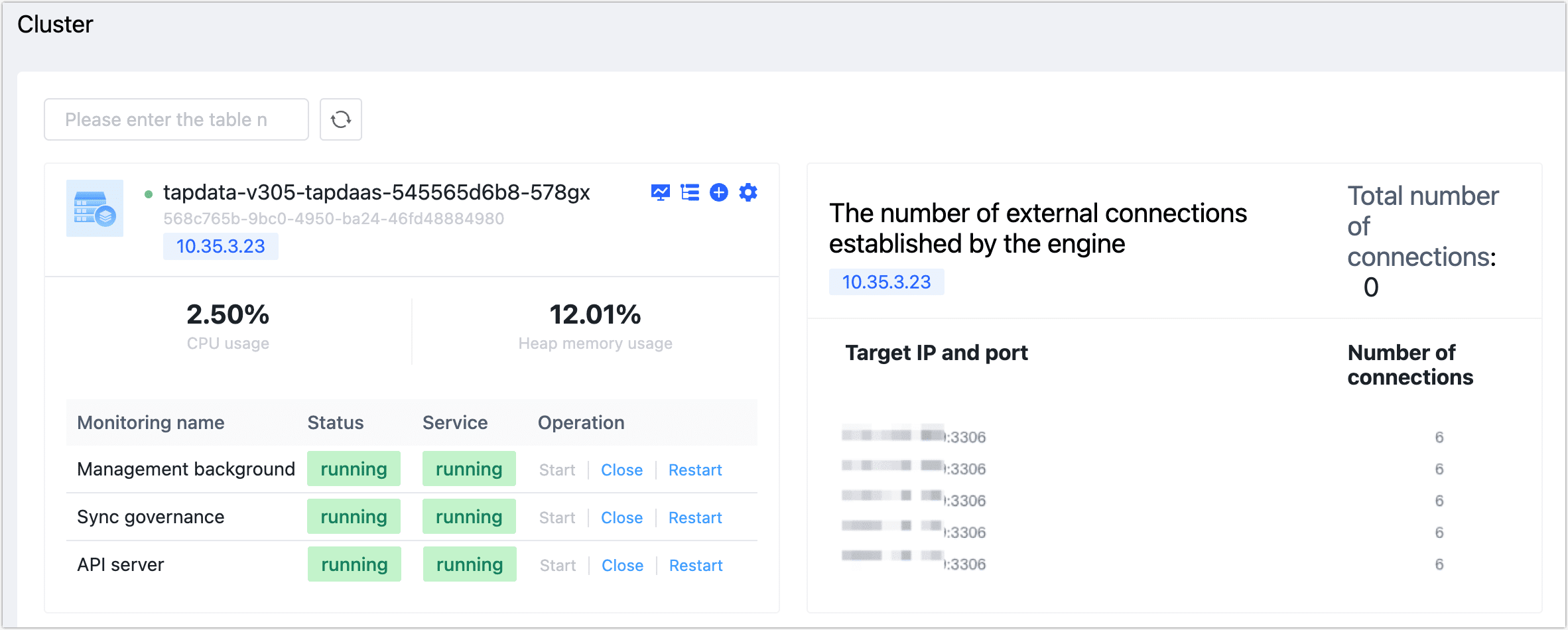 Cluster Management